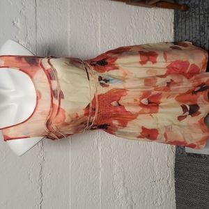 Tahari Arthur S. Levine Multi-colored Pastel Dress Sz 6